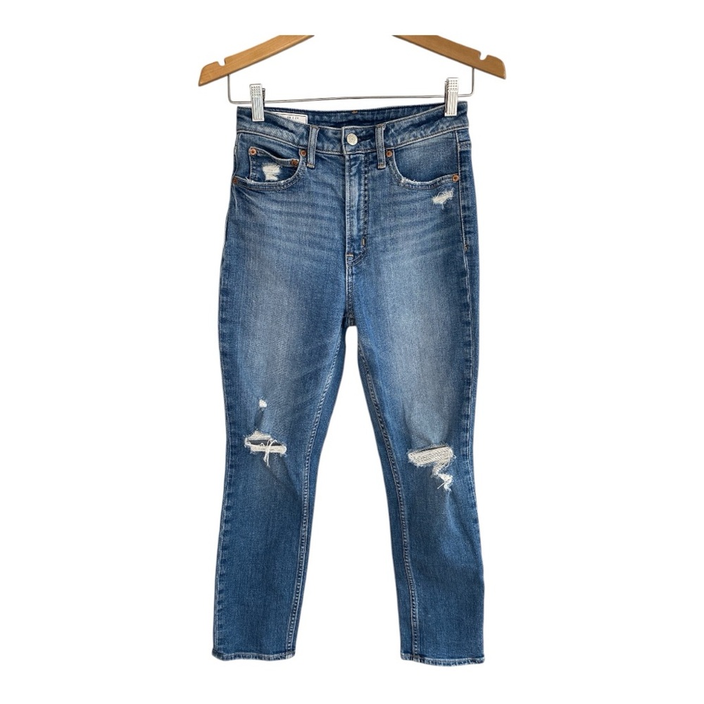 GAP Blue vintage slim sky high Ankle Cropped Jeans